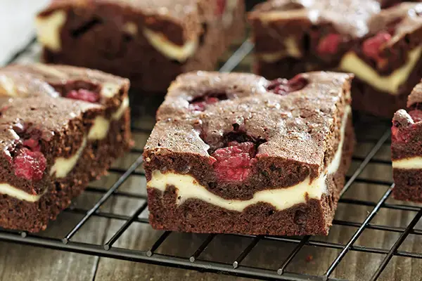 Biscuits au chocolat et aux framboises