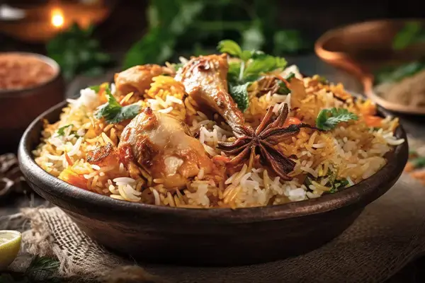 Pilaf de riz au poulet