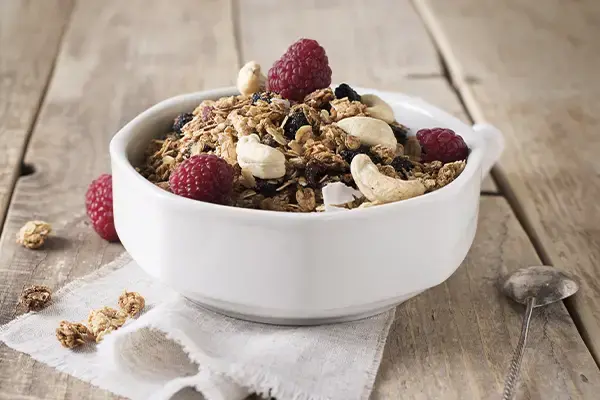 Crumble au muesli
