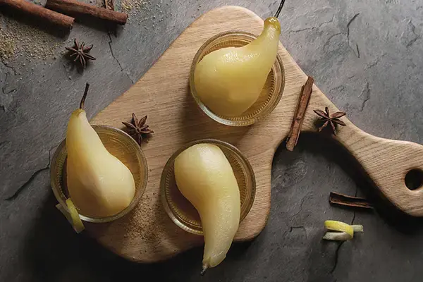 Poire lutée aux épices